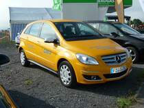 MB B-Klasse der GWV wirbt f�r Erdgasfahrzeuge beim 2. Fuldaer Autotag, September 2010