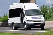 Iveco Kleinlaster auf der A61 bei Heimerzheim - 31.08.2010