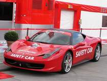 Ferrari 458 Italia als Safety Car bei Ferrari Racing Days 2010 Budapest(September).
