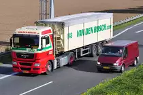 MAN TGX 18.400  Van den Bosch  auf der A61 bei Weilerswist - 06.09.2010