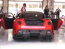 Ferrari 599XX Rckansicht. Hungaroring, 03.09.2010.