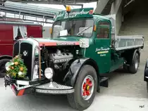 Ein Saurer Transporter am Saurer Oldtimer Treff in Niederbipp am 28.08.2010