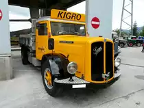 Ein Saurer Transporter am Saurer Oldtimer Treff in Niederbipp am 28.08.2010