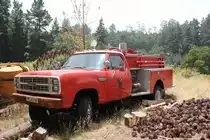 Ein altes Feuerwehrauto auf Madeira