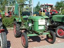 Deutz, Bj. 1964, 15 PS, pr�sentiert bei der 2. Traktorenausstellung  Ahle Bulldogge us Angeschbach oh Lannehuse  am 05.09.2010 in Angersbach 