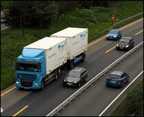 DAF XF105.410SC  SpaceCab  mit HermesLogistics Brcken.