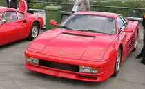 Ferrari Testarossa auf dem Hungaroring Paddock. Ferrari Racing Days 2010, Budapest, dritten September
