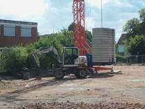 Terex Bagger in Lehrte, am 28.08.10
