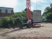 Terex Bagger in Lehrte, am 28.08.10