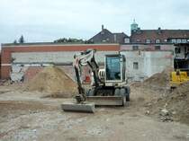 Terex Bagger in Lehrte, am 04.09.2010