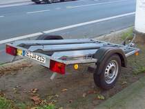 Motorrad Transportanhnger gesehen in Herten am 05.09.2010