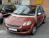 Smart for four aufgenommen am 10.09.2010.