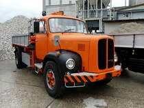 Ein Saurer 5D Kipper am Saurer Oldtimer Treff in Niederbipp am 28.08.2010