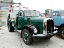 Ein Saurer 5D Muldentransporter am Saurer Oldtimer Treff in Niederbipp am 28.08.2010