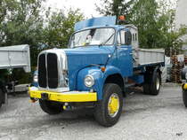 Ein Saurer 5D Kipper am Saurer Oldtimer Treff in Niederbipp am 28.08.2010