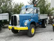 Ein Saurer 5D Kipper am Saurer Oldtimer Treff in Niederbipp am 28.08.2010