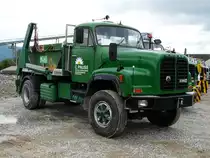 Ein Saurer D290 Muldentransporter am Saurer Oldtimer Treff in Niederbipp am 28.08.2010