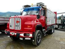 Ein Saurer D290B mit Spez. Kastenaufbau am Saurer Oldtimer Treff in Niederbipp am 28.08.2010