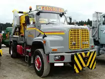 Ein Saurer D290B Muldentransporter am Saurer Oldtimer Treff in Niederbipp am 28.08.2010