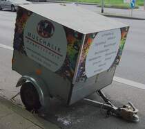 Kleiner WERBE Kasten PKW Anhnger Herne den 10.9.2010