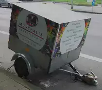 Kleiner WERBE Kasten PKW Anh�nger Herne den 10.9.2010