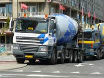 DAF CF Betonmischer Rotterdam, Niederlande 28-04-2010.