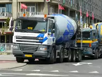 DAF CF Betonmischer Rotterdam, Niederlande 28-04-2010.