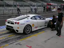 Ferrari F-430 pit-Stop. Hungaroring, September, 2010