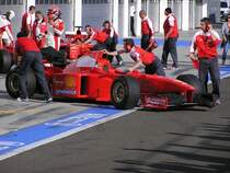 Bischen lter Formel-1 Rennwagen. Hungaroring, Ferrari racing Days 2010, September, 2010 