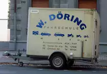 Kasten PKW Anh�nger der Fahrschule W. D�RING Herten den 5.9.2010