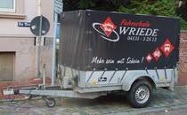 Pritsche Planen PKW Anhnger der Fahrschule WRIEDE in Lneburg 4.9.2010