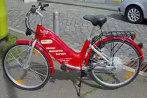 City bike mit Elektroantrieb gesehen in L�beck 02/09/2010