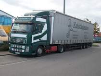 VOLVO-LKW am 19.September 2010 im Gewerbegebiet von Sassnitz.