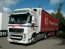 VOLVO-Sattelzug am 18.September 2010 in Bergen/R�gen.