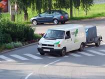 VW-T4 sucht noch am spteren Nachmittag den Weg zu einem Serviceeinsatz ;100812