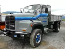 Ein Saurer D330B Kipper am Saurer Oldtimer Treff in Niederbipp am 28.08.2010