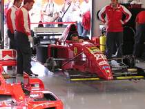 Alte F-1 rennwagen.  Ferrari Racing Days 2010 , September.