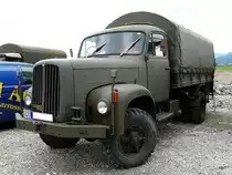 Ein Berna 2 VM Milit�r Transporter am Saurer Oldtimer Treff in Niederbipp am 28.08.2010