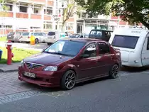 Ein Dacia Logan in Furtwangen (D) am 31/08/08.