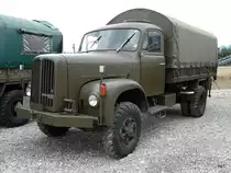 Ein Saurer 2DM Milit�r Transporter am Saurer Oldtimer Treff in Niederbipp am 28.08.2010