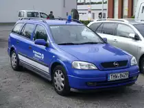 Der 18.09.2010. Anl��lich der 125-Jahr-Feier der DB AB im Bw Osnabr�ck hatte auch das THW Osnabr�ck seinen gro�en Auftritt. Ganz am Rande trat auf: das ELW des OV Osnabr�ck. Ein Ford Mondeo Kombi.