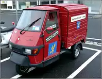 Vespa Ape aufgenommen in der N�he des Bahnhofs von Passau am 16.09.2010.