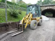 Kramer-Radlader 420 auf einer Baustelle in Ritschenhausen/Th�ringen, September 2010