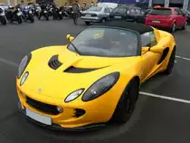 Lotus Elise S , kleiner rassiger gelber Sportwagen - Speed Day Lausitzring 25.09.2010