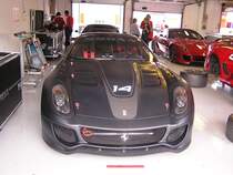 Schwarzer Ferrari 599XX. Ferrari Racing Days 2010, September.