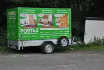 Werbehanger  Portas , gesehen am 25.09.2010