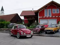 K�fer im Dreierpack bei der Oldtimerausstellung in M�nsteuer;100808