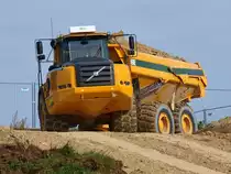 Volvo Dumper A30E von der Firma Leenaerts Born auf der Campusbaustelle der Rwth in Aachen Melaten am 27.09.2010.