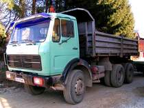 Mercedes 2632 mit Kipperaufbau einer kleinen Spedition; 080217