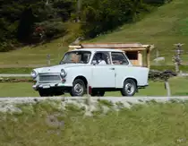 Unterwegs im Engadin ein Trabi am 16.09.2010